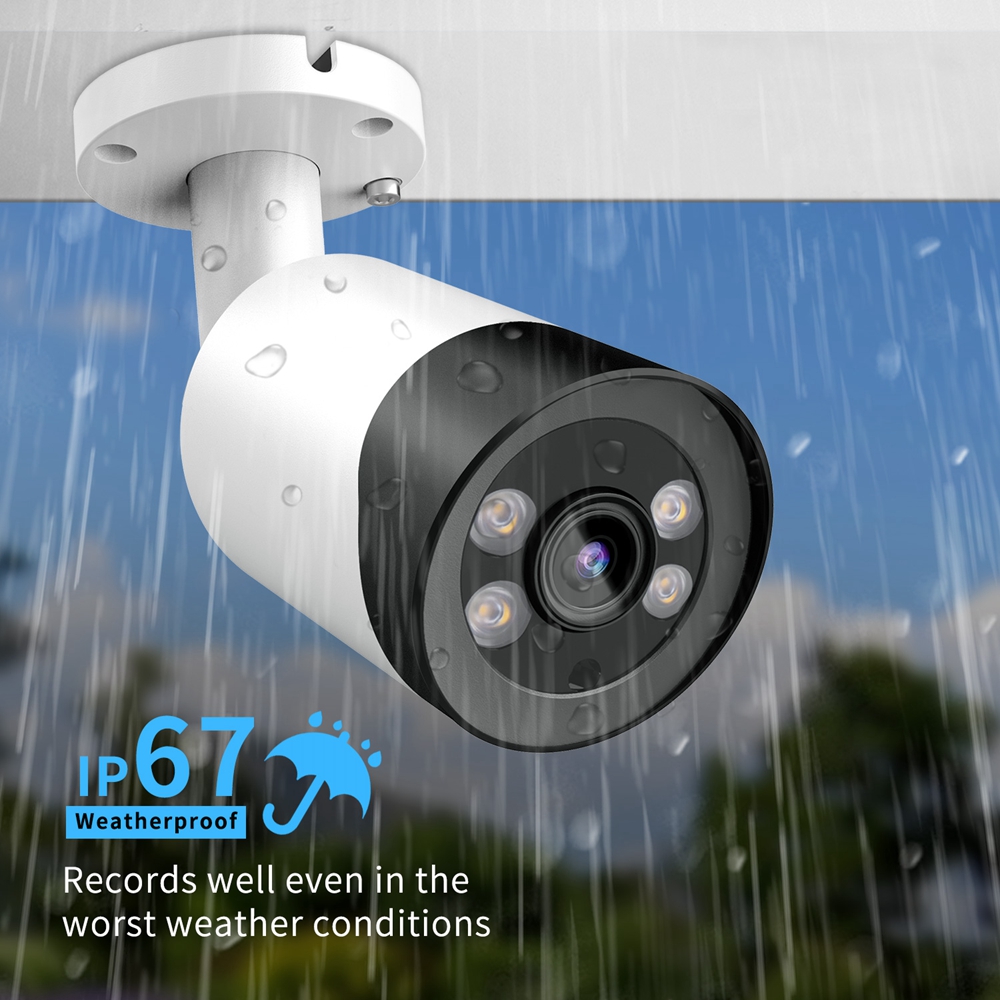 Bullet Surveillance Network Camera | 8MP IP Webcam | VIKYLIN