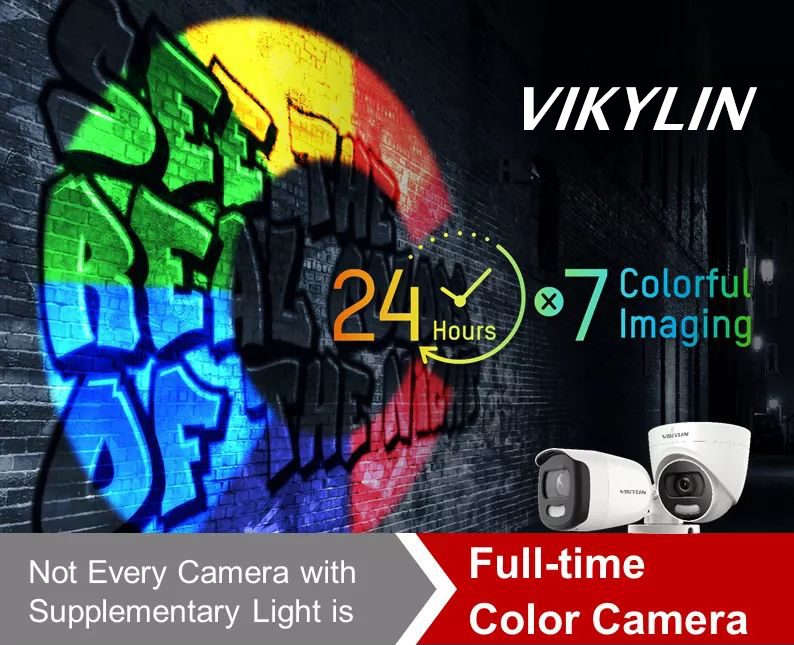What Makes A Full time Color Camera | VIKYLIN ColorVu IP Camera
